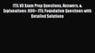 Download ITIL V3 Exam Prep Questions Answers & Explanations: 800+ ITIL Foundation Questions