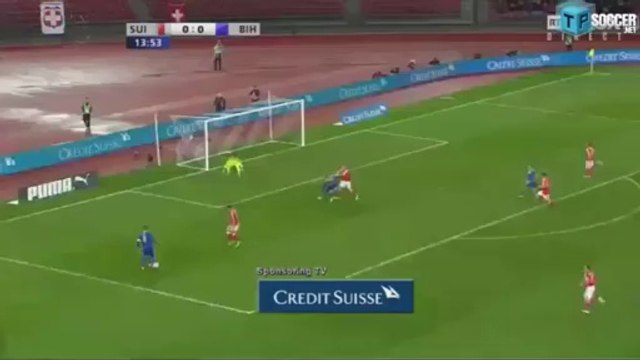 Edin Džeko Goal - Switzerland 0-1 Bosnia-Herzegovina - 29.03.2016