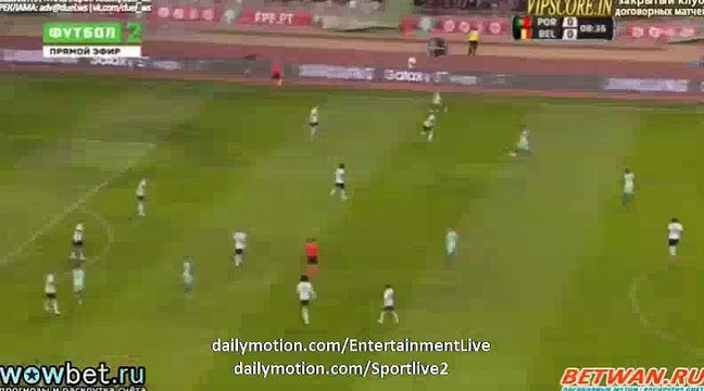 Cristiano Ronaldo Nutmegs Radja Naingonlan Portugal 0-0 Belgium