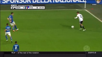 Tony Kroos Goal - Germany 1 - 0 Italy - 29.03.2016