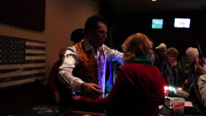 Franz Goovaerts meeting with fans at Papa's Smokehouse Saloon Baltimore 2016