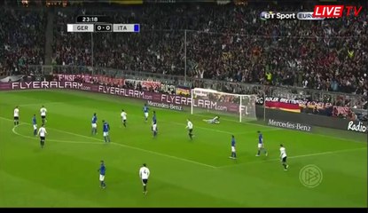Toni Kroos Goal - Germany 1 - 0 Italy 29.03.2016