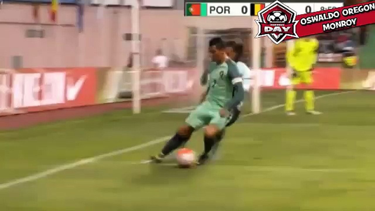 Cristiano Ronaldo Amazing Nutmeg and Skills Portugal vs Belgium 2016