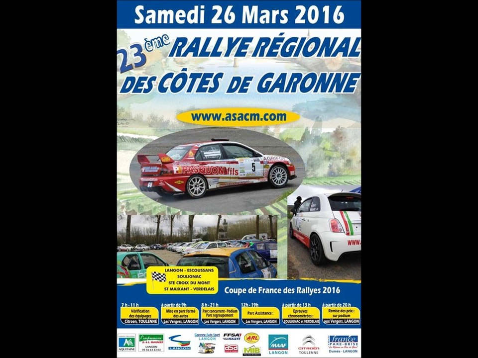 Rallye des cotes de Garonne 2016