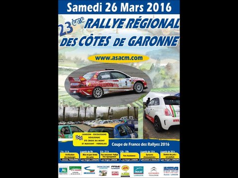 Rallye des cotes de Garonne 2016