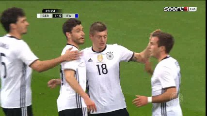 Matt Ritchie Goal HD - Germany 1-0 Italy - 29-03-2016 Friendly Match