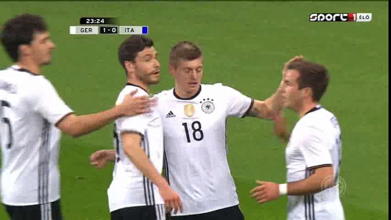 Matt Ritchie Goal HD - Germany 1-0 Italy - 29-03-2016 Friendly Match