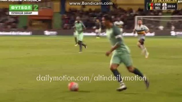 1-0 Luis Nani Goal HD - Portugal v. Belgium - 29.03.2016