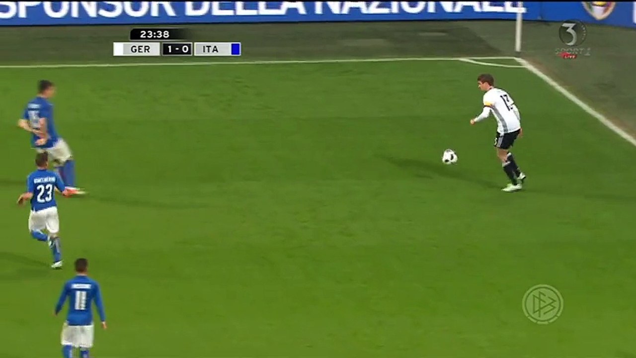 1-0 Toni Kroos Goal International  Friendly - 29.03.2016, Germany 1-0 Italy