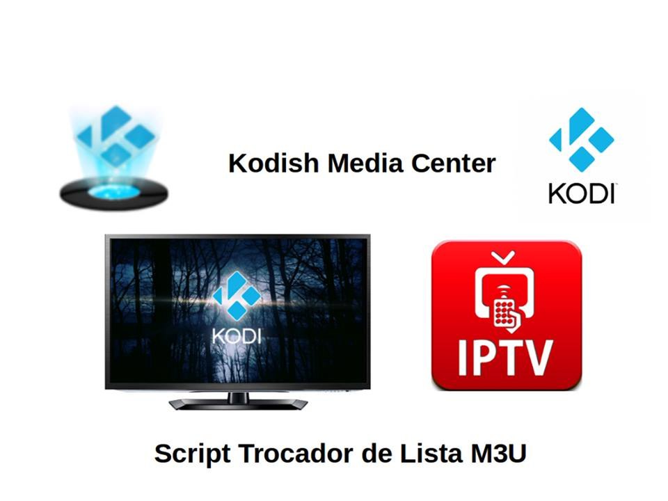 Scriptando Trocador de Listas M3U para kodi e afins