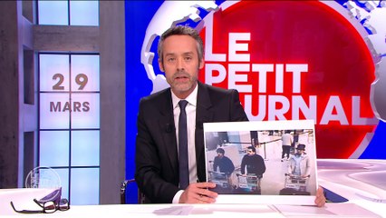 Les chaînes d'info et " l'homme au chapeau " - Le Petit Journal du 29/03 - CANAL +
