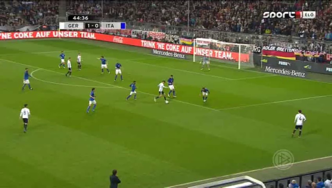 Mario Gotze Goal HD - Germany 2-0 Italy - 29-03-2016 Friendly Match