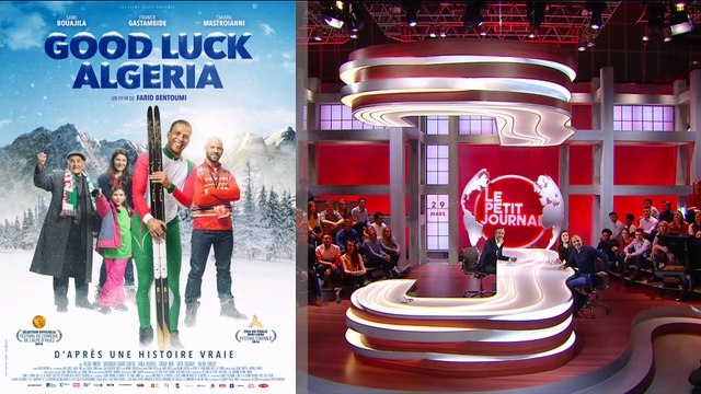 Chiara Mastroianni et Sami Bouajila pour le film Good luck Algeria - Le Petit Journal du 29/03 - CANAL +
