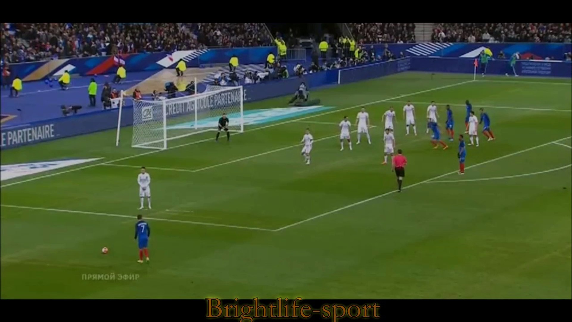 ⁣France 2-0 Russia. Goal : Andre -Pierre Gignac (March 29, 2016 , a friendly match )