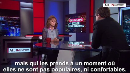 Susan Sarandon hésite à voter Clinton, même face à Trump