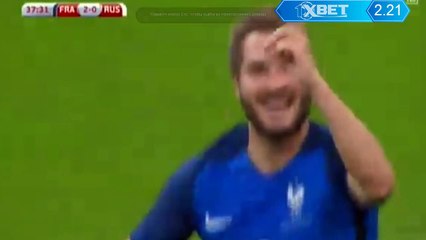 André-Pierre Gignac Goal - France vs. Russia