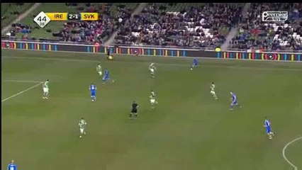 (Own goal) McShane P. Goal - Ireland 2 - 2 Slovakia - 29-03-2016