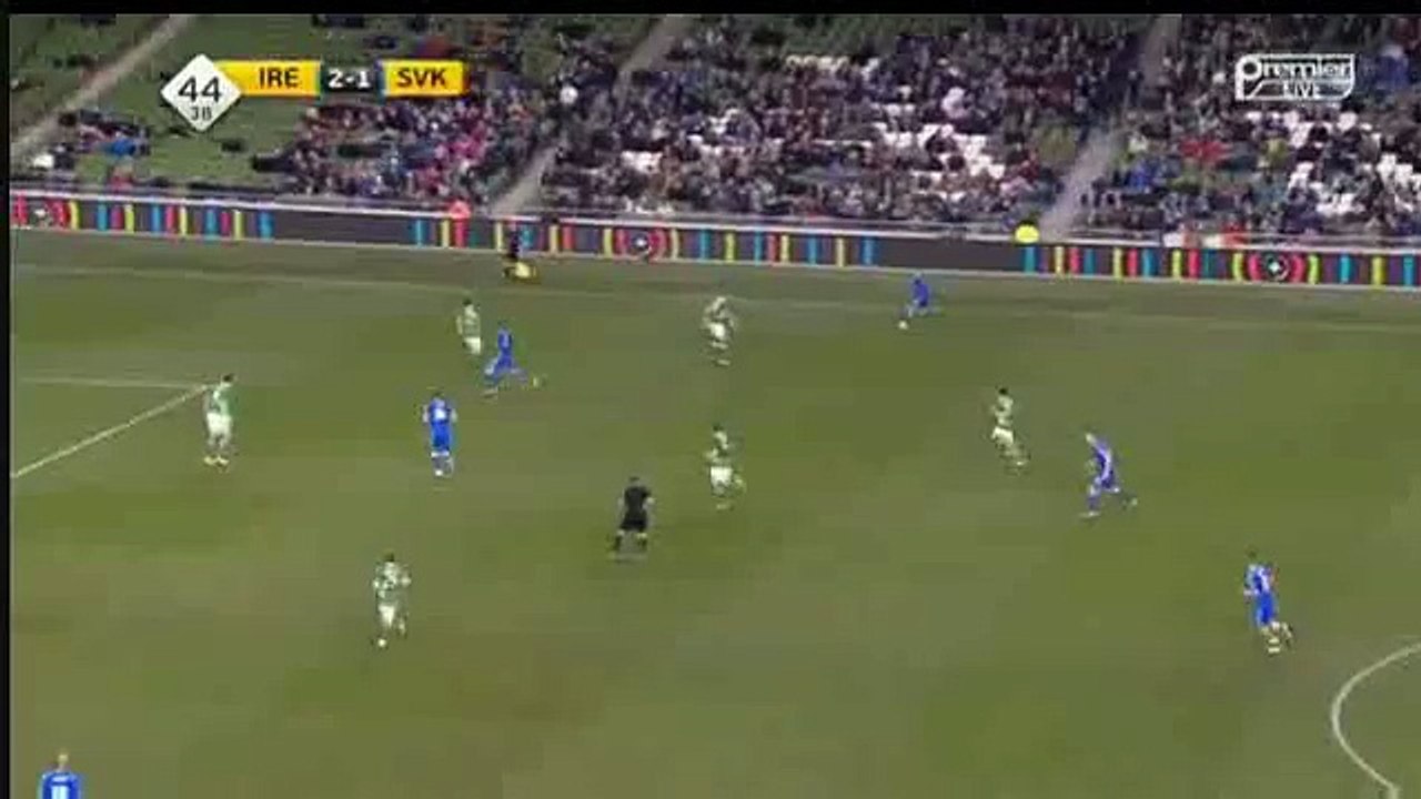 (Own goal) McShane P. Goal - Ireland 2 - 2 Slovakia - 29-03-2016