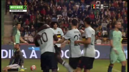 2-1 Romelu Lukaku Goal HD - Portugal 2-1 Belgium - Friendly 29.03.2016 HD