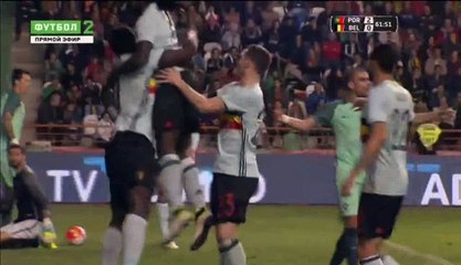 Romelu Lukaku Goal - Portugal 2 - 1 Belgium - 29-03-2016