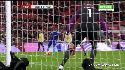 Vincent Janssen Goal - England 1 - 1 Netherlands - 29-03-2016