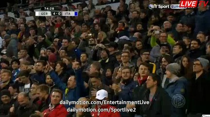 Mesut Özil 4-0 PENALTY GOAL | Germany 4-0 Italy