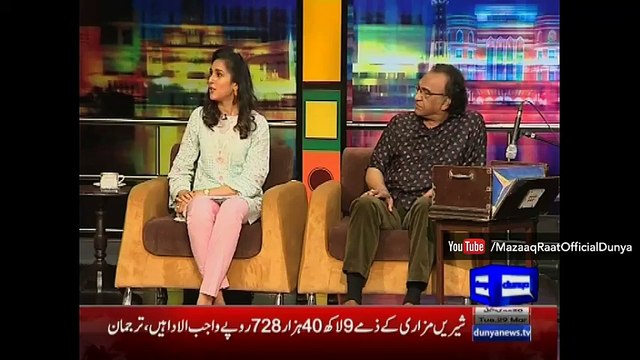 Mazaaq Raat 29 March 2016 - Ustad Salamat Ali Khan and Meera Sethi