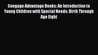 [PDF] Cengage Advantage Books: An Introduction to Young Children with Special Needs: Birth