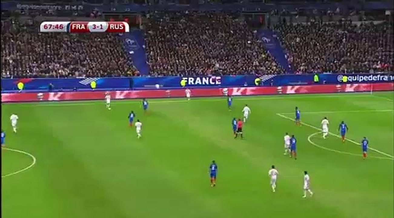 3-2 Yuri Zhirkov  Goal HD - France 3-2 Russia - 29.09.2016 HD