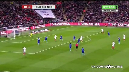Jamie Vardy Goal - England vs Netherlands 1-0 [29.3.2016] Friendlies