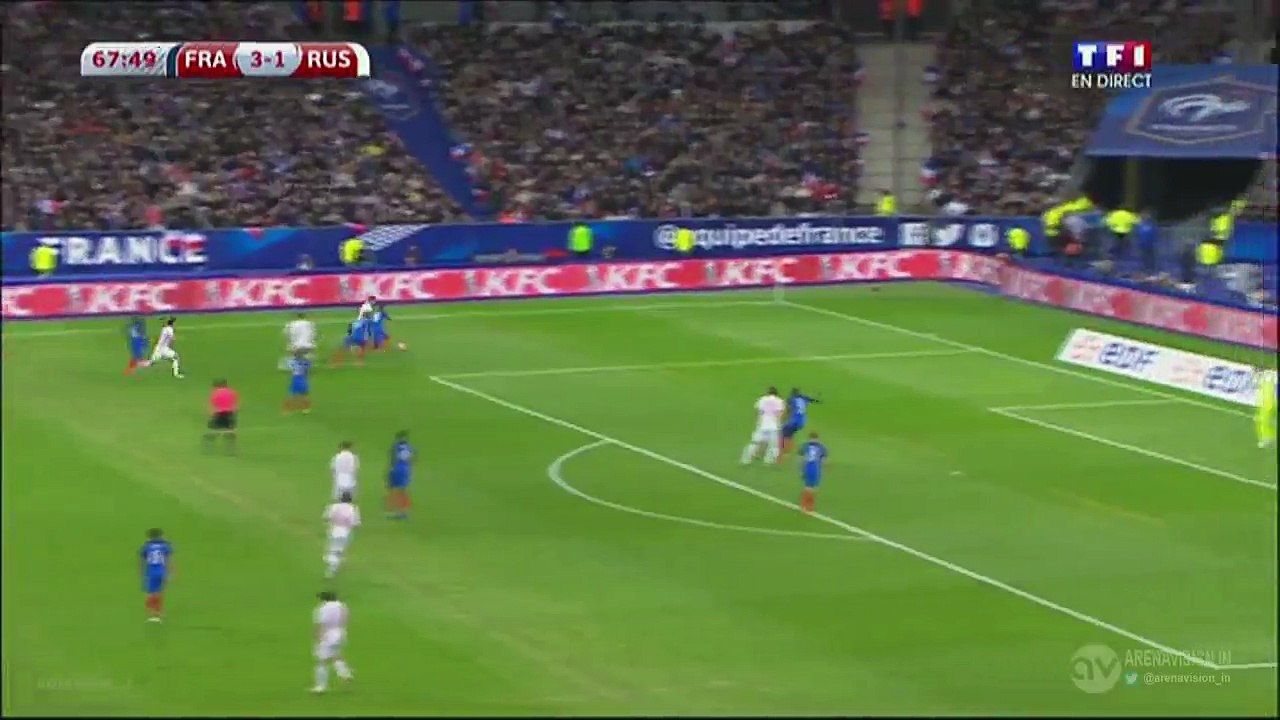3-2 Yuri Zhirkov Goal HD - France 3-2 Russia - Friendly Match 29.03.2016 HD