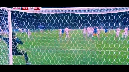 Dimitri Payet Super Free Kick GOAL - France vs Russia