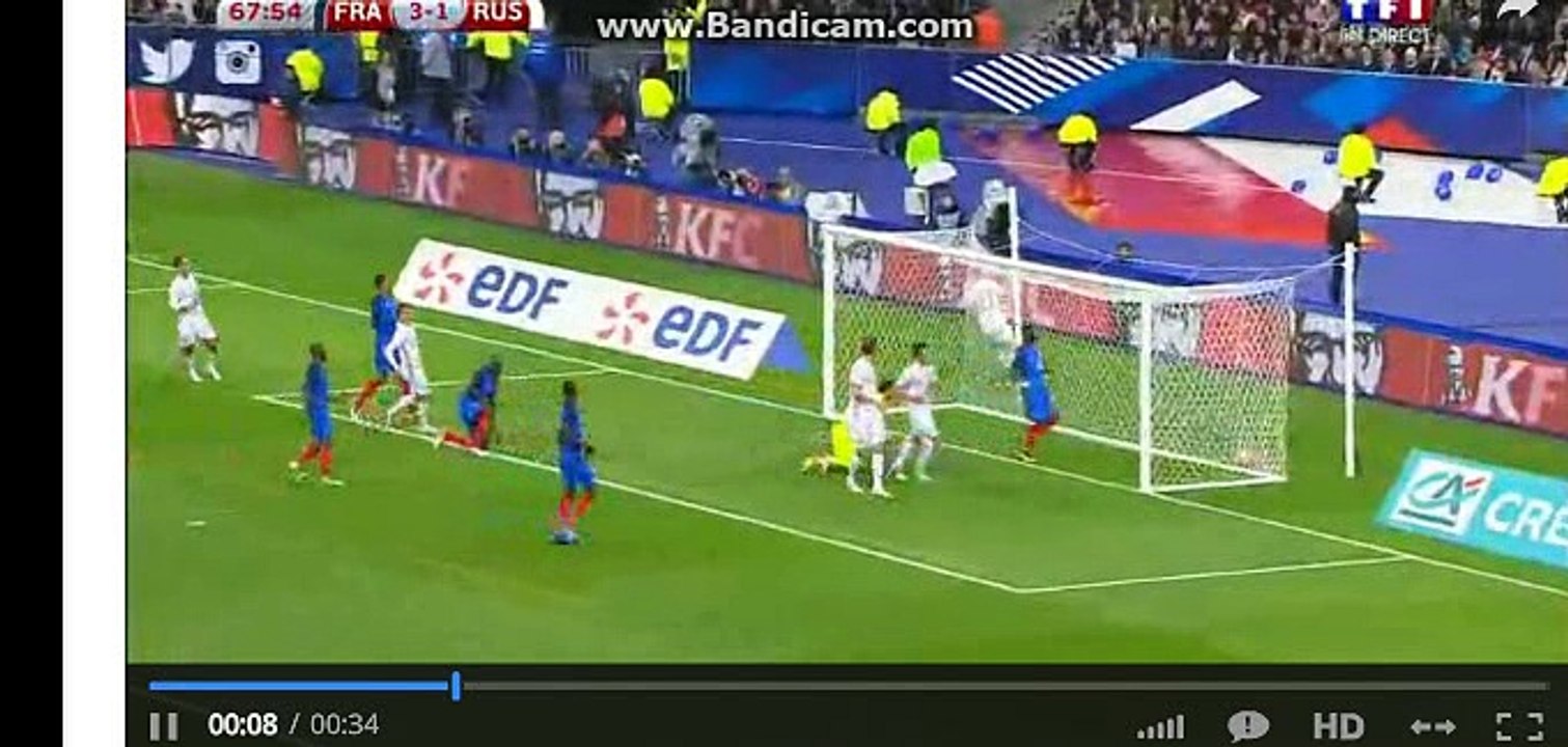 Yuri Zhirkov Goal HD - France 3-2 Russia - 29-03-2016 Friendly Match