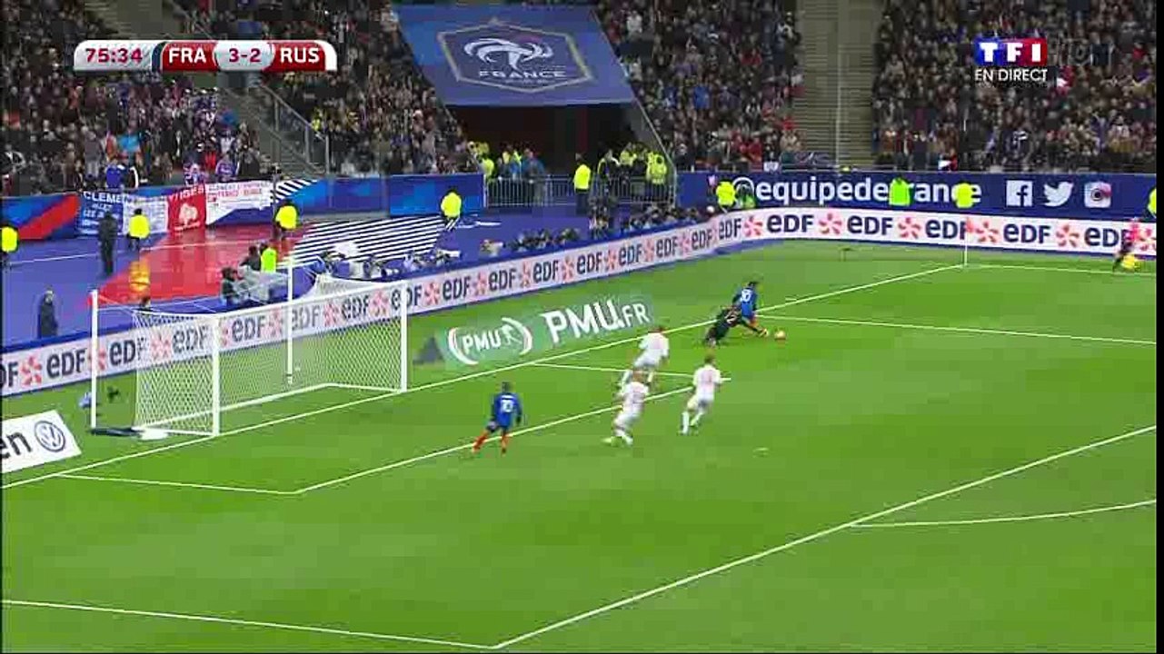 Kingsley Coman Goal HD - France 4-2 Russia - 29-03-2016 Friendly Match