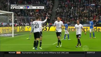 Germany 4 - 1 Italy All Goals HD 29_03_2016 - Friendly International