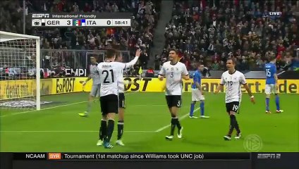 Germany 4-1 Italy – Highlights 29/03/2016 HD