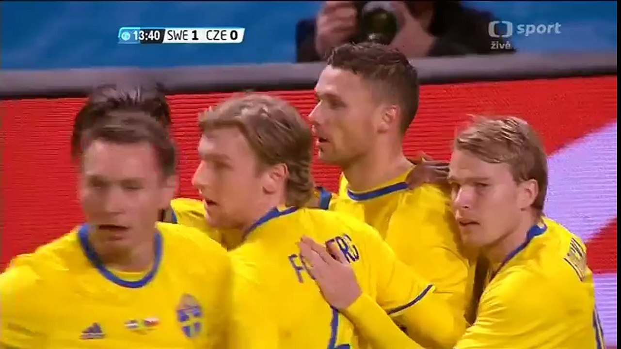 Sweden vs Czech Republic - All Goals 29.03.2016