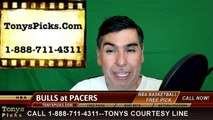 Indiana Pacers vs. Chicago Bulls Free Pick Prediction NBA Pro Basketball Odds Preview 3-29-2016