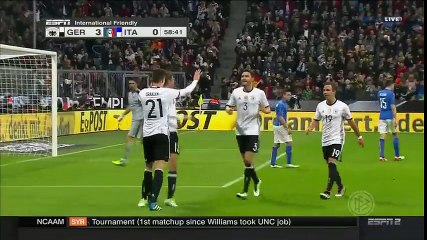 Germany 4-1 Italy HD - All Goals and Full Highlights 29.03.2016 HD