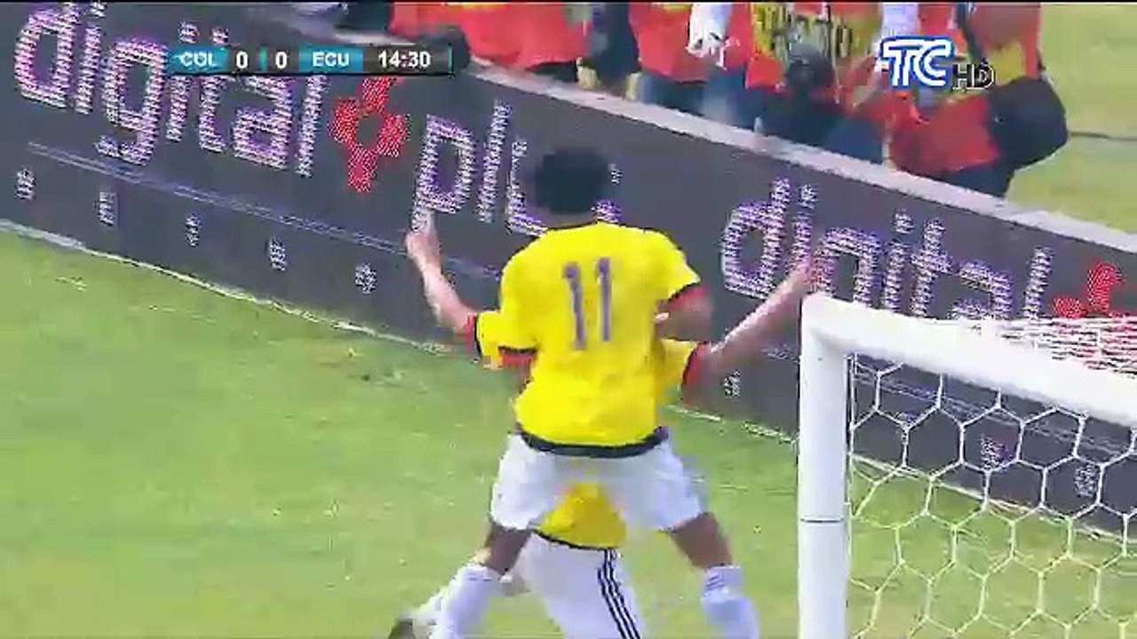 GOL: Colombia 1 - 0 Ecuador