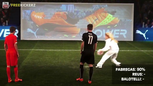 REUS vs. BALOTELLI vs. FABREGAS - evoPOWER CHALLENGE - Part 2/2