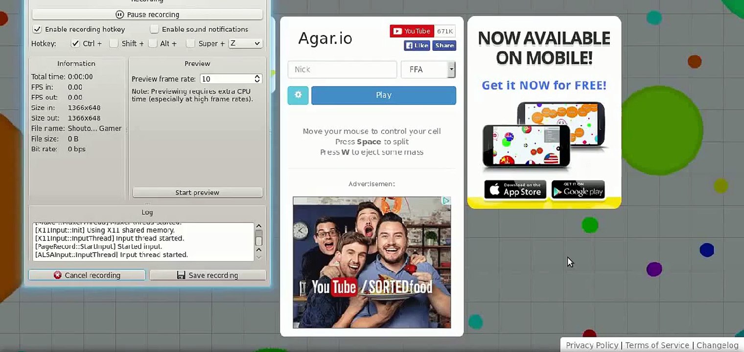 Awesome Agar.io Solo Gameplay + SHOUTOUT!