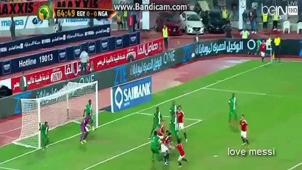 هدف مباراة مصر ونيجيريا 1-0 [ هدف رمضان صبحي ] مباراة الاياب