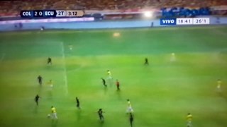 #EliminatoriasRusia2018 #CONMEBOL #F6 ST 48'. GOL DE #COLOMBIA. Sebastián Pérez marca el 2-0 sobre #Ecuador