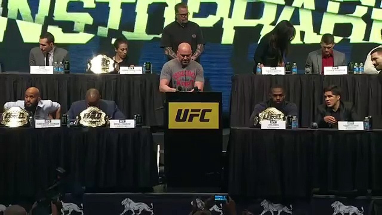 Press Conference UFC Unstoppable 47