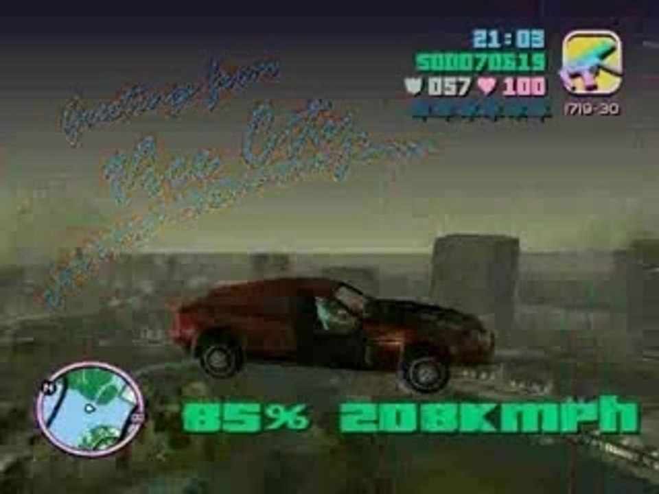Vice-city car crash