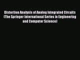 Read Distortion Analysis of Analog Integrated Circuits (The Springer International Series in