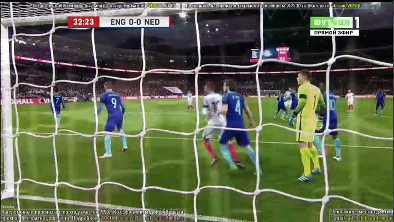 England 1 : 2 Netherlands (Angleterre 1-2 Pays-Bas)