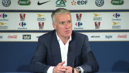 Foot - Amicaux - Bleus : Deschamps «On ne va pas s'enflammer»