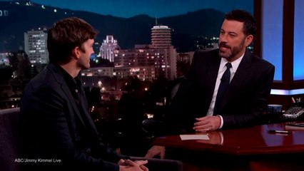 Ashton Kutcher talks daughter's first Easter on Kimmel